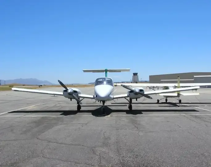 Beechcraft Duchess twin-engine aircraft used for multi-engine training